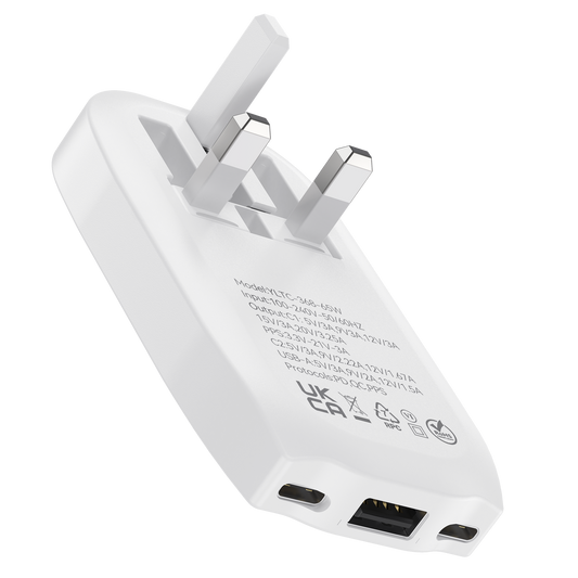 65W Fast Charger Flat Plug