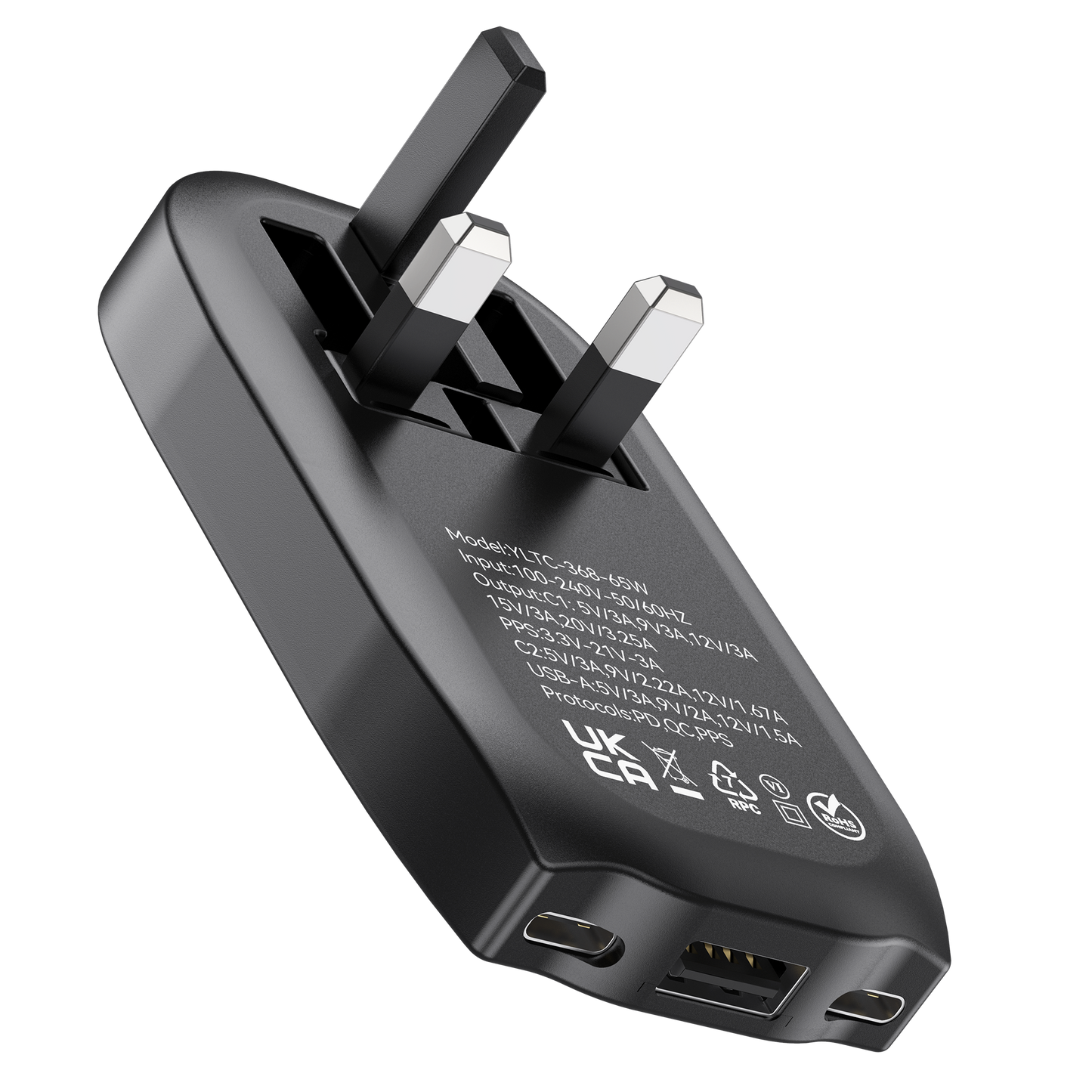 65W Fast Charger Black